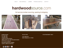 Tablet Screenshot of hardwoodsource.com